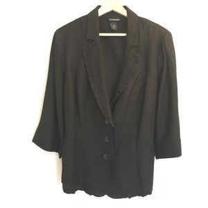 Lane Bryant Casual Black Blazer | 18